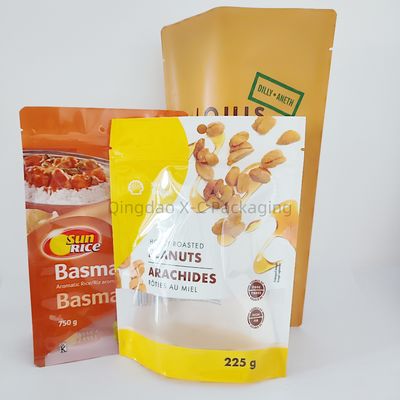 kaufen BPA-freie Stehende Ziplock-Tasche Ökofreundliche Ziplock-Stand-Up-Food-Taschen für Wiederverwendung online manufacture