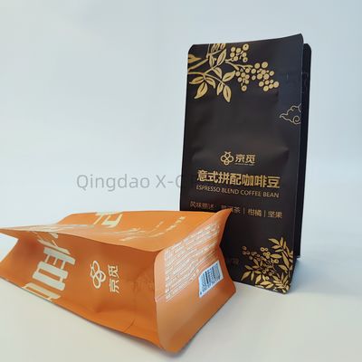 kaufen Flexible achtseitige Versiegelungstasche mit Ventil, Reißverschluss, Kaffeebeutel online manufacture