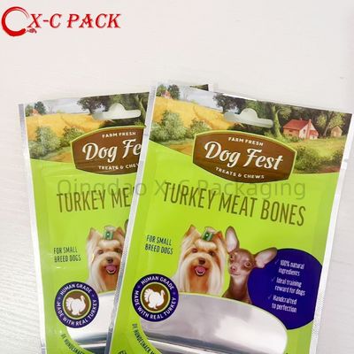 kaufen Umweltfreundliche biologisch abbaubare Beutel für Tierfutter Attraktiv gedruckte dreiseitige Dichtungsbeutel für Tierfreuden online manufacture