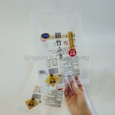 Laminatmaterial Flexible 3-seitige Tasche Geruchsicherung Lebensmittelqualität mit klarem Fenster