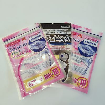 Nahrungsmittelstufe 3 Seitendichtbeutel mit Reißverschluss-Zähne-Aligner Tasche Verpackungstasche