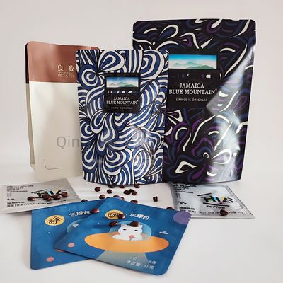 Personalisierte 10 Farben Druck Custom Plastikbeutel Verpackung für Haustierfutter Kaffee