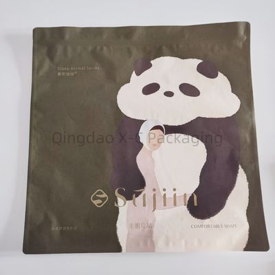 Personalisierte Braune Kraftpapiertüte in Rollen Custom-Logo gedruckt zum Tragen