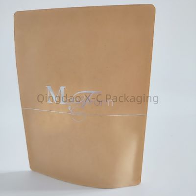 Mehrfachverwendbare, leicht zu füllende Kraftpapier-Einkaufstüte, benutzerdefinierte braune Papiertüten