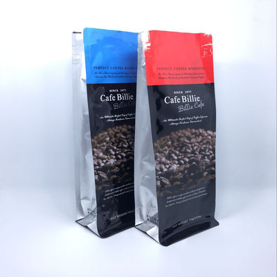 Verstärkte Reißverschluss wieder verschließbare flache Bodenbeutel für Kaffee und Nüsse QC 100% Inspektion