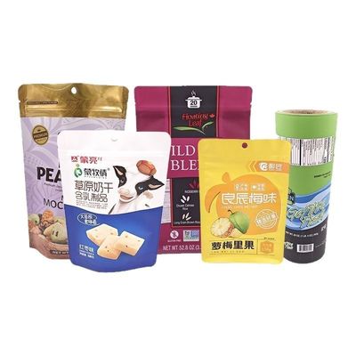 Lamierte Ziplock-Tasche für Trockenfrüchte und Snacks